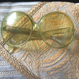 Vintage Round Green Fashion Sunglasses